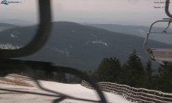 Lysá hora, pohled na východ