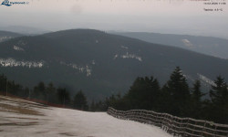 Lysá hora, pohled na východ