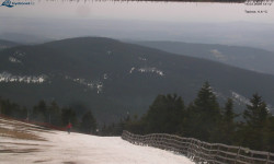 Lysá hora, pohled na východ