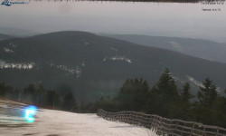 Lysá hora, pohled na východ