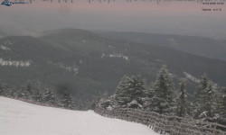 Lysá hora, pohled na východ