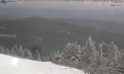 Lysá hora, pohled na východ