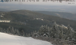 Lysá hora, pohled na východ