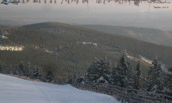 Lysá hora, pohled na východ