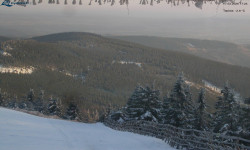 Lysá hora, pohled na východ