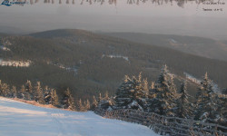 Lysá hora, pohled na východ