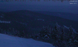 Lysá hora, pohled na východ