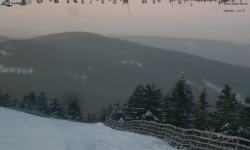 Lysá hora, pohled na východ