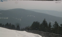 Lysá hora, pohled na východ