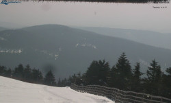 Lysá hora, pohled na východ