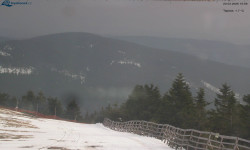 Lysá hora, pohled na východ