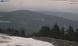 Lysá hora, pohled na východ