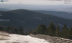 Lysá hora, pohled na východ