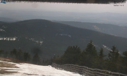 Lysá hora, pohled na východ