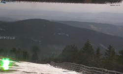 Lysá hora, pohled na východ