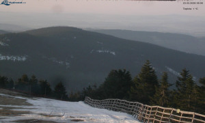 Město Rokytnice nad Jizerou - Lysá hora, pohled na východ - 23.3.2026 v 07:00 Město Rokytnice nad Jizerou - Lysá hora, pohled na východ - 23.3.2026 v 07:00