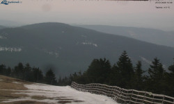 Lysá hora, pohled na východ