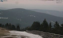 Lysá hora, pohled na východ