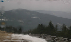 Lysá hora, pohled na východ