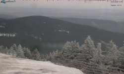 Lysá hora, pohled na východ