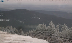 Lysá hora, pohled na východ