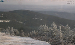 Lysá hora, pohled na východ