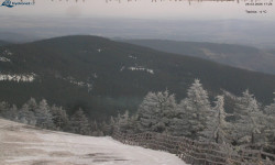 Lysá hora, pohled na východ