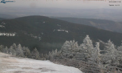 Lysá hora, pohled na východ