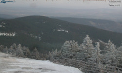 Lysá hora, pohled na východ