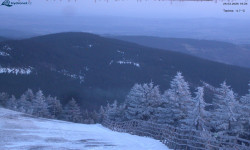 Lysá hora, pohled na východ