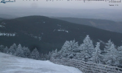 Lysá hora, pohled na východ