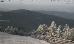 Lysá hora, pohled na východ