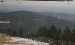 Lysá hora, pohled na východ