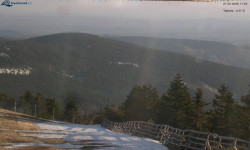 Lysá hora, pohled na východ