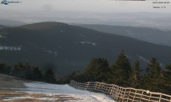 Lysá hora, pohled na východ