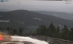 Lysá hora, pohled na východ