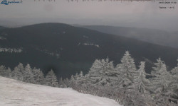 Lysá hora, pohled na východ