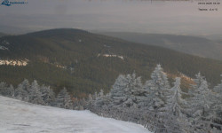 Lysá hora, pohled na východ