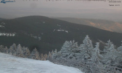 Lysá hora, pohled na východ