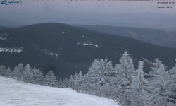 Lysá hora, pohled na východ