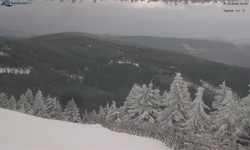 Lysá hora, pohled na východ