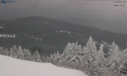 Lysá hora, pohled na východ