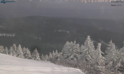 Lysá hora, pohled na východ