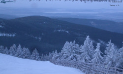 Lysá hora, pohled na východ