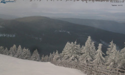 Lysá hora, pohled na východ