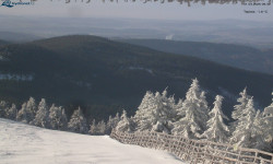 Lysá hora, pohled na východ