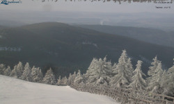 Lysá hora, pohled na východ