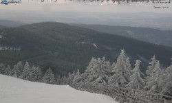 Lysá hora, pohled na východ