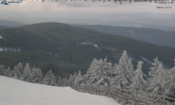 Lysá hora, pohled na východ