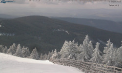 Lysá hora, pohled na východ